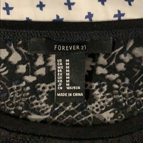 Forever 21 long sleeve see-through top - Picture 2 of 3